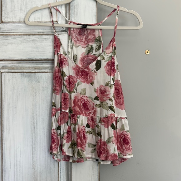 Forever 21 Tops - Forever 21 Rose Tank Top